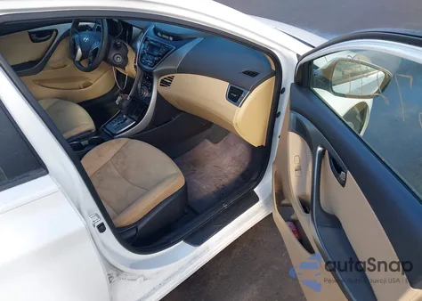 2013 Hyundai Elantra Gls z USA, uszkodzony, nr VIN 5NPDH4AE8DH325080